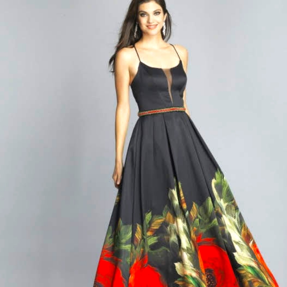 Dave& Johnny formal, print party dress
